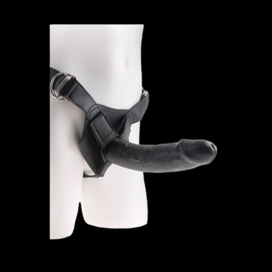 King Cock Strap On Harness W/9in Cock Black