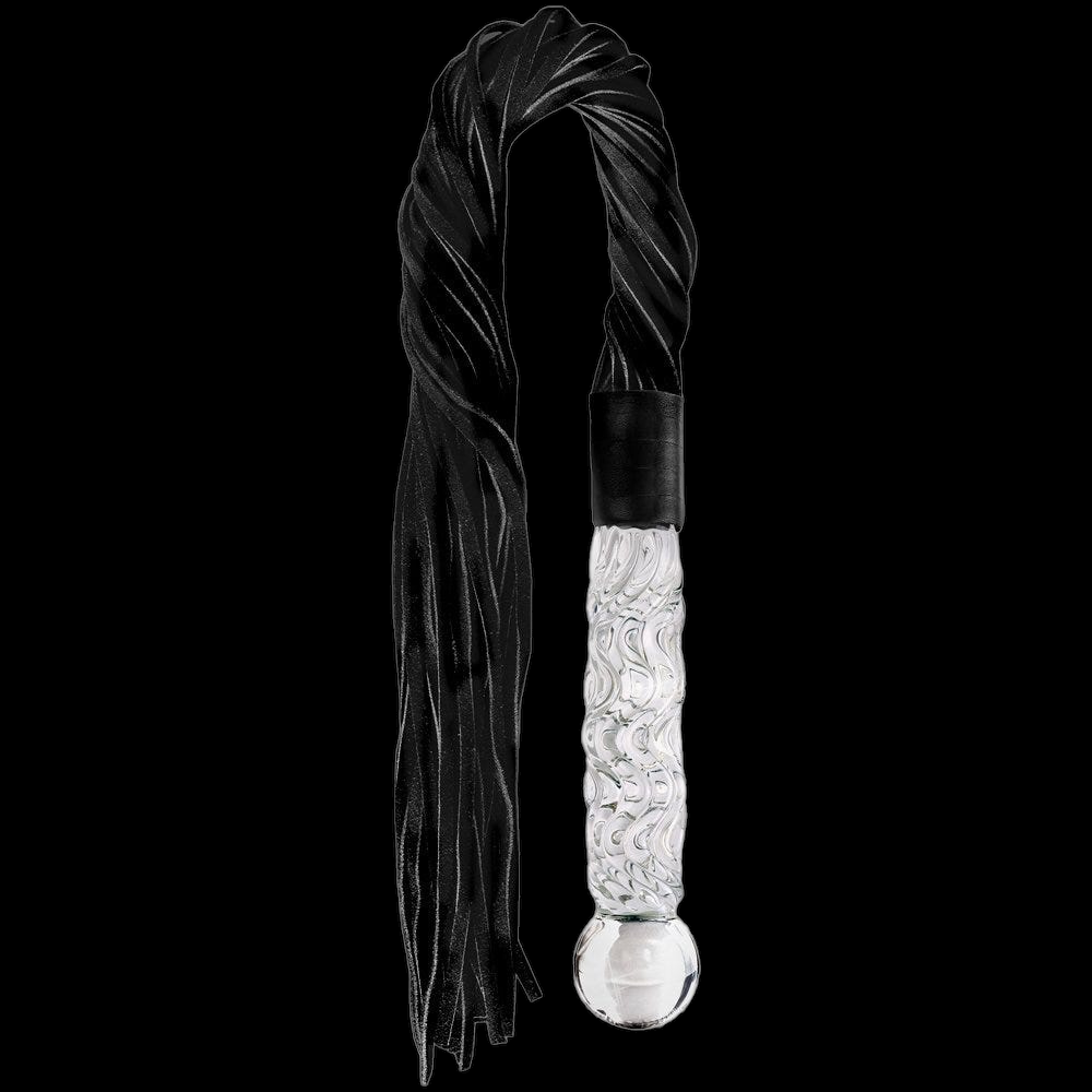 Icicles No 38 Glass Handle Cat O Nine Tails Whip