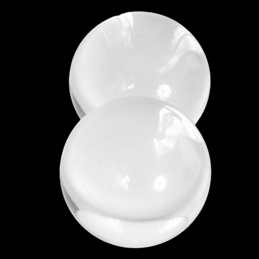 Icicles No 42 Medium Glass Ben Wa Balls Clear