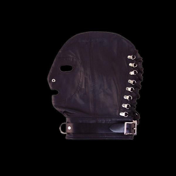 Rouge Mask D-Ring Lockable Buckle Strap Black