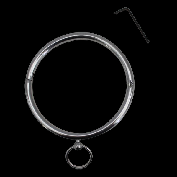 Rouge Stainless Steel Ring Collar Silver