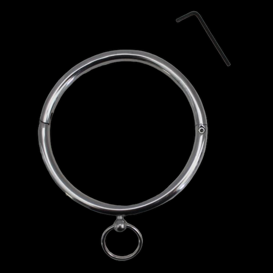 Rouge Stainless Steel Ring Collar Silver